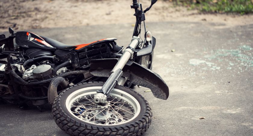 Chorzele: Poważny wypadek motocyklisty [Aktualizacja]