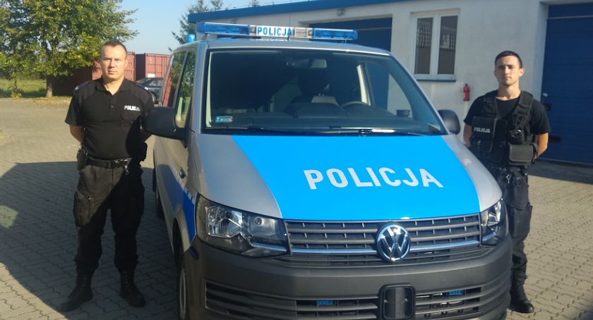 Policjanci pomogli mężczyźnie, którego życie było zagrożone