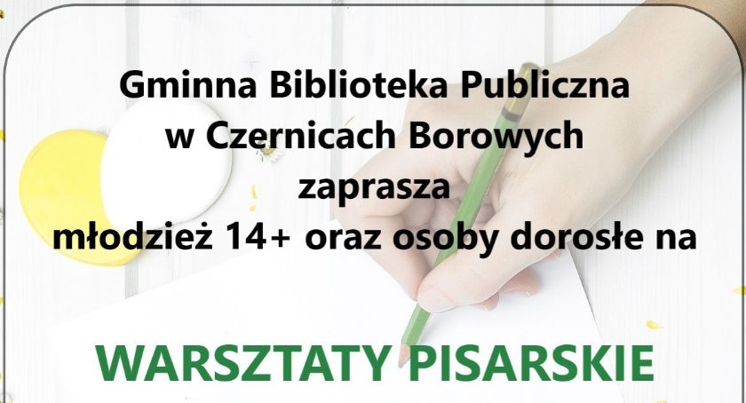Zostań pisarzem. Przyjdź na warsztaty z panem Radosławem Lewandowskim autorem książek.