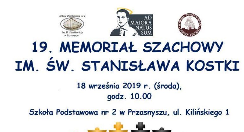 19. Memoriał szachowy im. św. Stanisława Kostki w Przasnyszu
