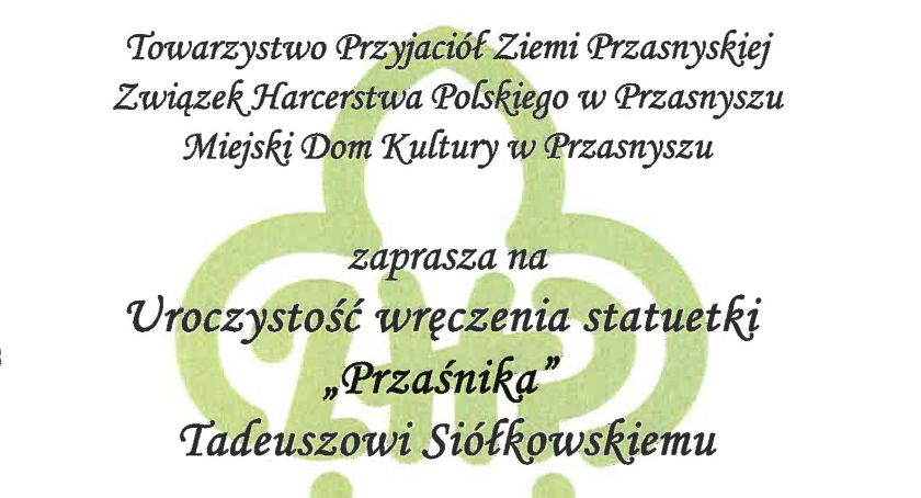Uroczystość wręczenia statuetki 
