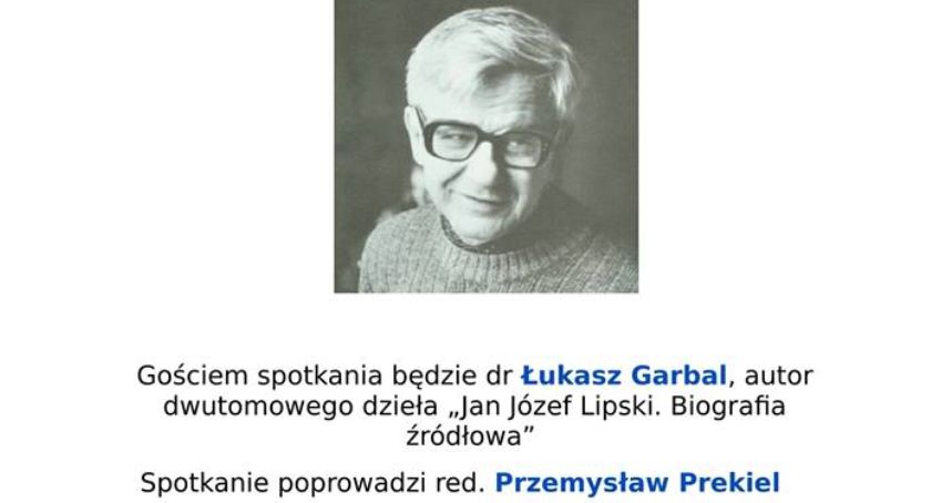 dr Łukasz Garbal autor dwutomowego dzieła spotka się z mieszkańcami