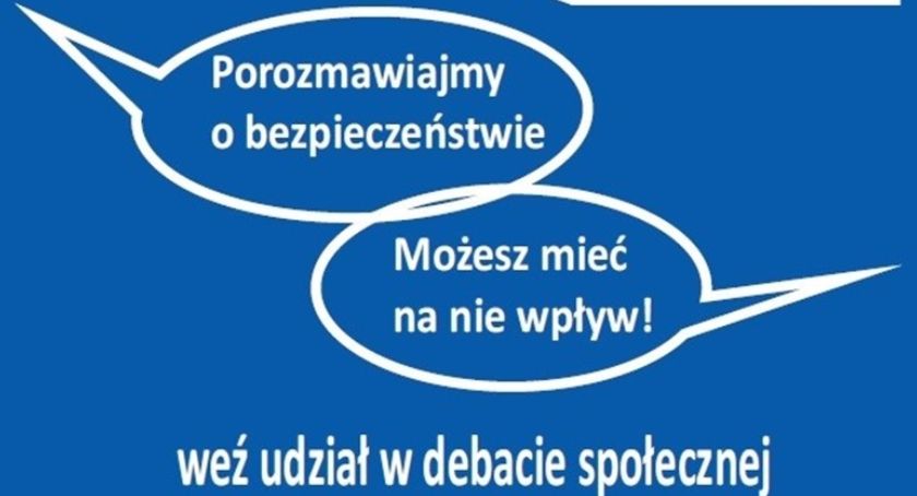 Debata społeczne dotycząca bezpieczeństwa - zaproszenie