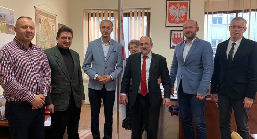 Naczelny Rabin Polski Michael Schudrich odwiedził Przasnysz