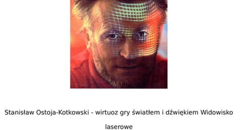 Widowisko laserowe w Miejskim Domu Kultury - zaproszenie 