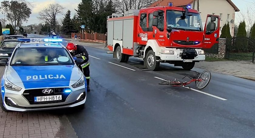 Śmiertelne potrącenie rowerzystki w Krzynowłodze Małej