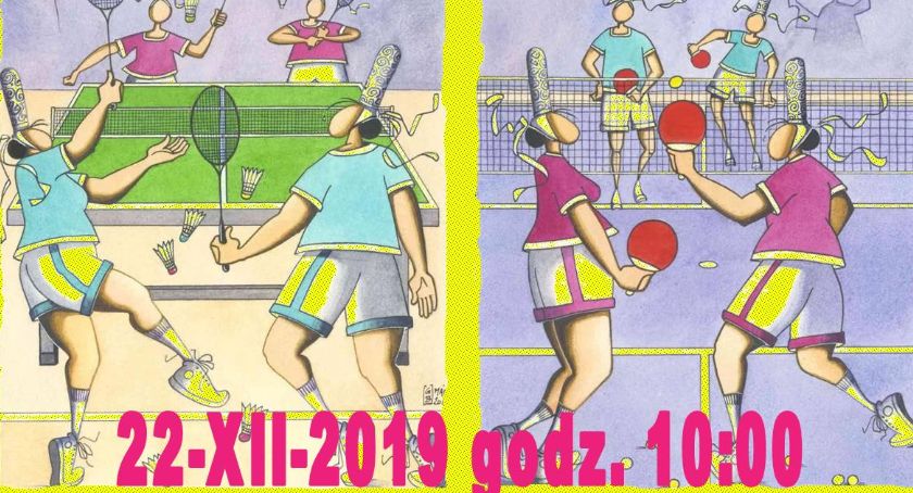 Otwarte Mistrzostwa Jednorożca w Tenisie Stołowym i Badmintonie - zaproszenie