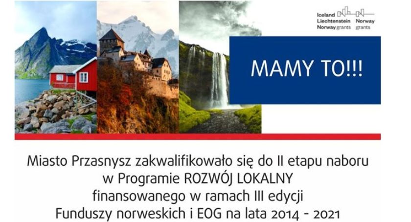Miasto Przasnysz ma szansę na rozwój. Zakwalifikowało się do II etapu