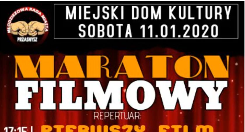Sobotni Maraton Filmowy - zaproszenie