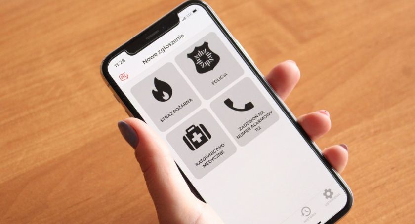 Aplikacja mobilna Alarm112