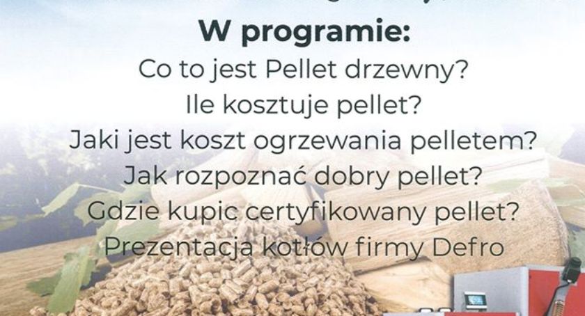 Co to jest pellet drzewny? - zaproszenie na spotkanie