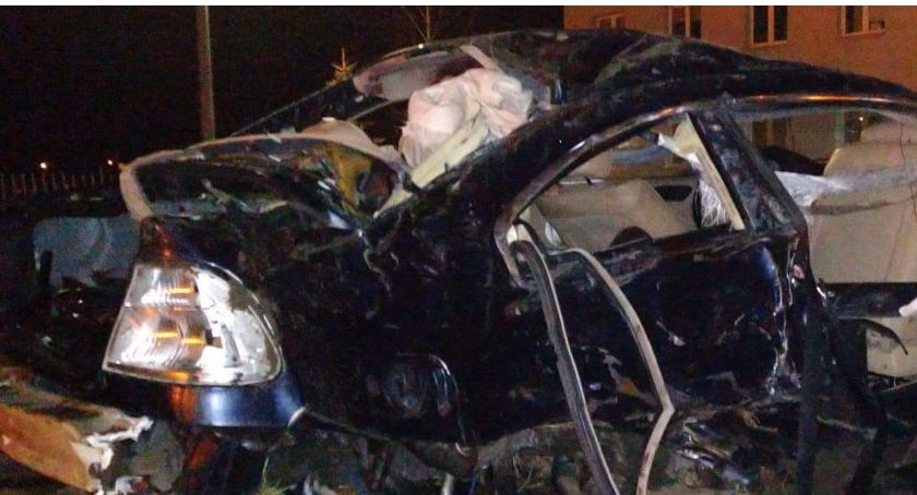 Wypadek na Słowackiego w Przasnyszu. Jedna osoba nie żyje, trzy są ranne.
