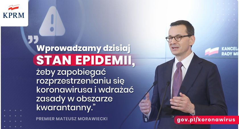 Rząd wprowadził stan epidemii. Szkoły zamknięte do Wielkanocy