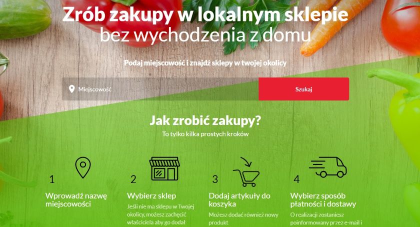 Zachęcamy do kupowania w lokalnych sklepach. Wystarczy zarejestrować się i sprzedawać towary „po sąsiedzku”