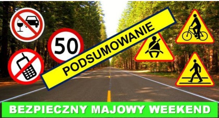 Policyjne podsumowanie majowego weekendu