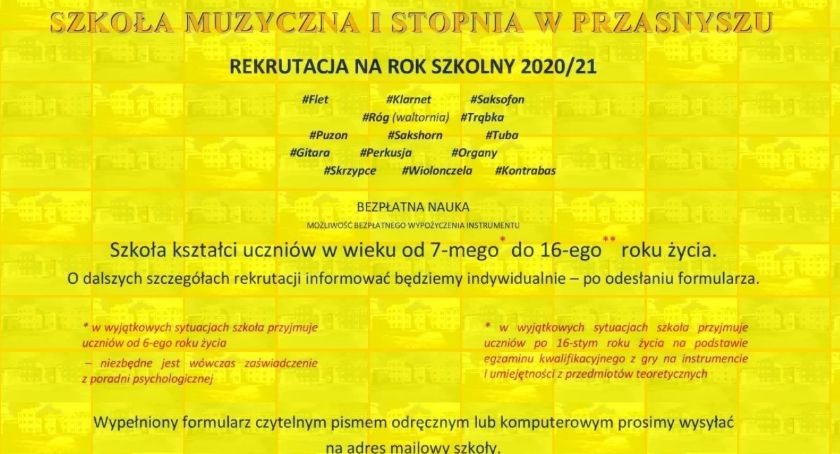 Nabór do Szkoły Muzycznej
