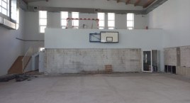 Trwa remont sali gimnastycznej w LO im. KEN w Przasnyszu