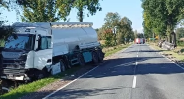 Wypadek w Sokólniku – droga Grudusk–Mława zablokowana!