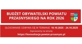 Ruszyło głosowanie w Budżecie Obywatelskim Powiatu P…