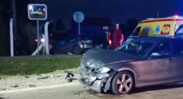 Wypadek drogowy w Turowie
