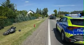 Wypadek na ul. Makowskiej. 63-letni motocyklista tra&hellip;