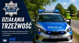 Policyjna akcja „Trzeźwość” w powiecie przasnyskim. Trzech pijanych rowerzystów wpadło podczas kontroli