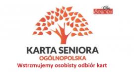Wstrzymano osobiste wydawanie Ogólnopolskich Kart Seniora