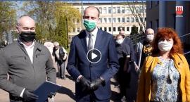 Ponad 24 tysiące maseczek od Spółki Wipasz trafiło do Miasta i Gminy Przasnysz [Wideo]