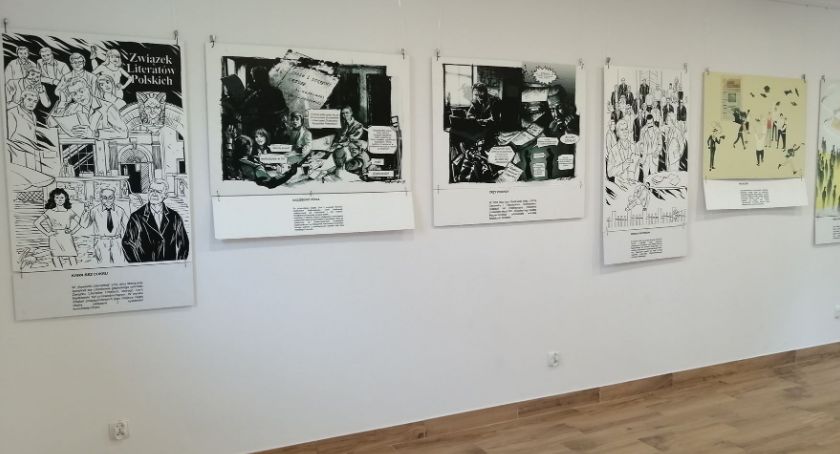Wystawa komiksu o Lechu Bądkowskim w Muzeum Kaszubskim