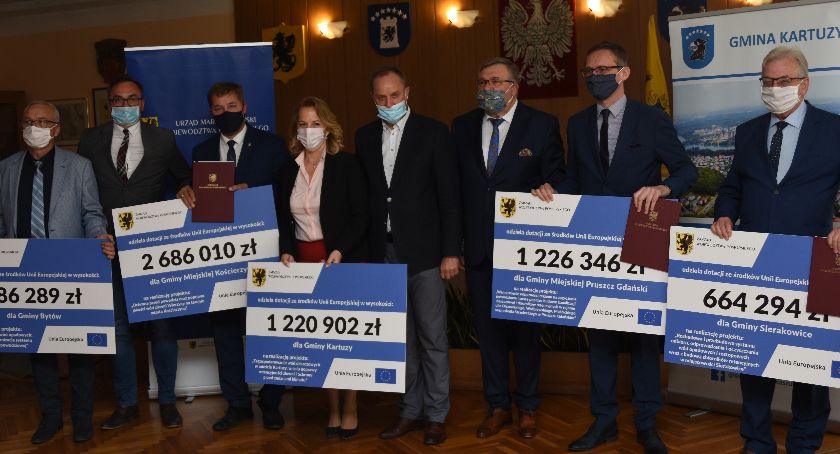 Gminy Kartuzy i Sierakowice z dodatkowym dofinansowaniem od marszałka 