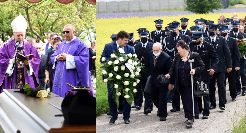 Pogrzeb ks. Bogumiła Rumińskiego - parafianie z Hopowa pożegnali swojego pierwszego proboszcza