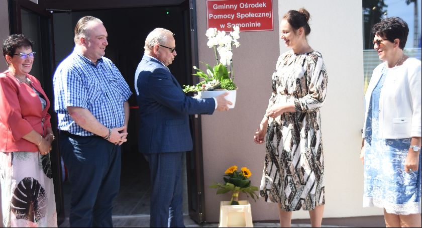 GOPS w Somoninie ma nową siedzibę w budynku szkoły - obiekt został uroczyście otwarty