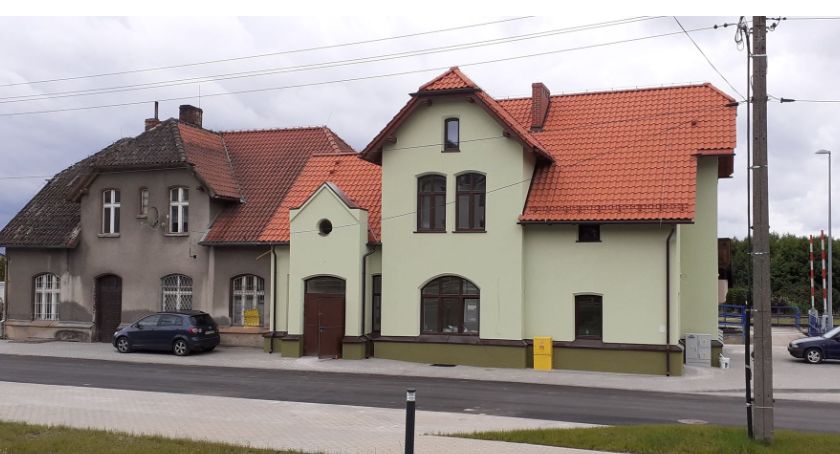 Remont dworca PKP w Somoninie na finiszu 