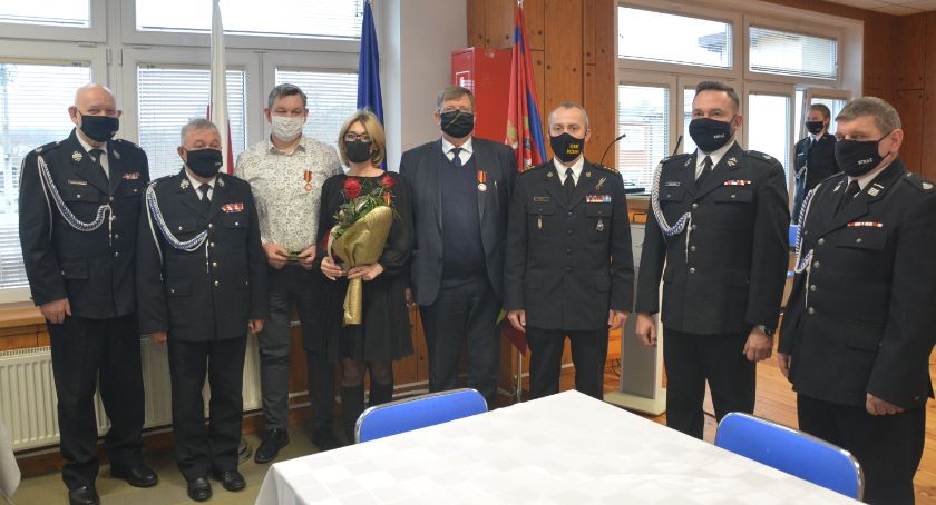 Władze gminy Sulęczyno uhonorowane za zasługi dla pożarnictwa