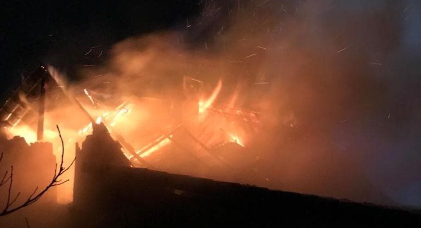 Staniszewo. Pożar budynku - w płomieniach zginął młody mężczyzna