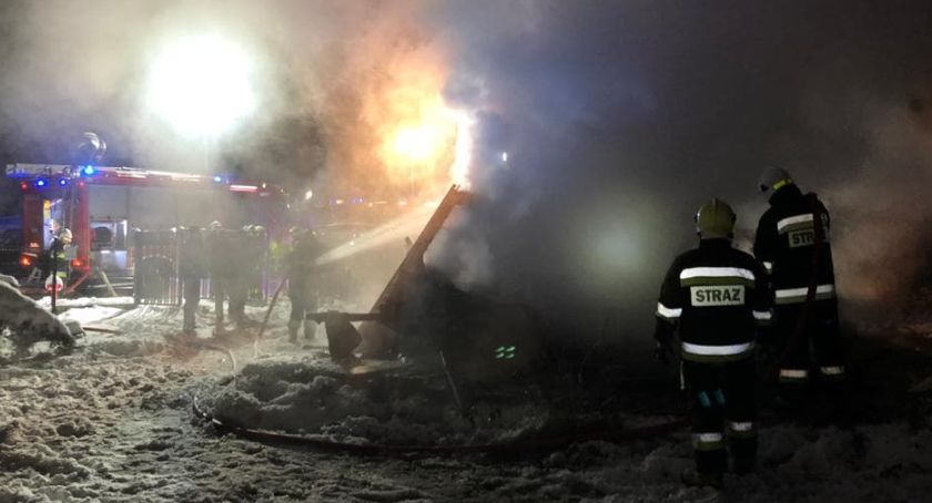 Pożar domków letniskowych w Ramlejach i Widnej Górze