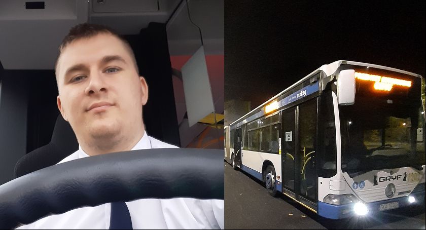 Dawid Góra młody kierowca autobusu - o swojej pracy opowiada na Youtube