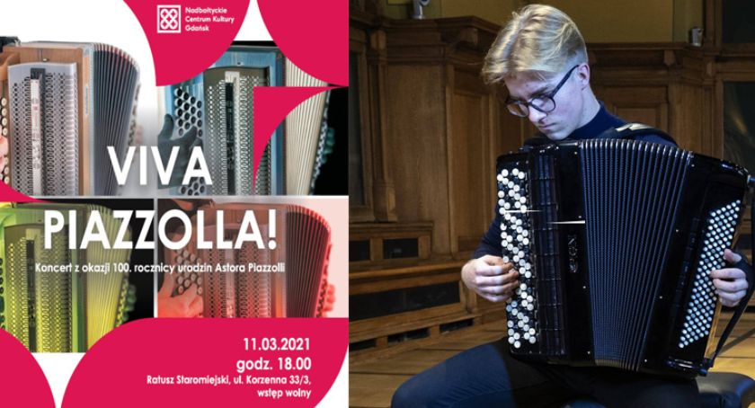 Albert Woelke - akordeonista z Sierakowic wystąpi podczas koncertu Viva Piazzolla