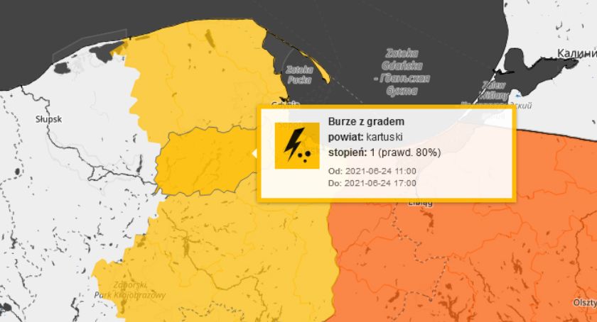 Czwartek pod znakiem burz - wydano ostrzeżenia