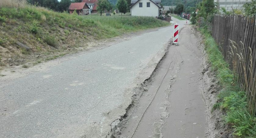 Trwa przebudowa drogi w Nowej Hucie