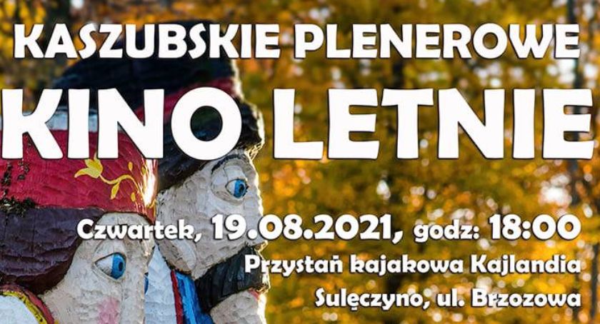 Kaszubskie plenerowe kino letnie w Sulęczynie