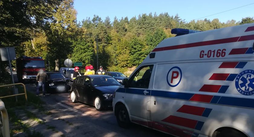 Przodkowo-Kczewo. Zderzenie audi z BMW