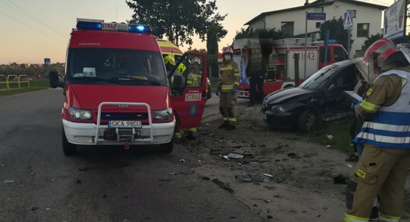 Kiełpino. Zderzenie czterech pojazdów - są poszkodowani