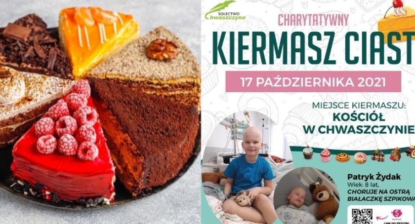 Charytatywny kiermasz ciast w Chwaszczynie dla Patryka