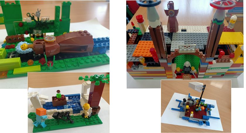 Uczniowie ZSP w Sierakowicach stworzyli dzieła sztuki z klocków Lego