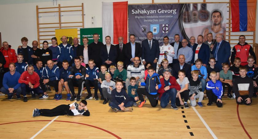 Gevorg Sahakyan - brązowy medalista Mistrzostw Świata uroczyście powitany w Kartuzach
