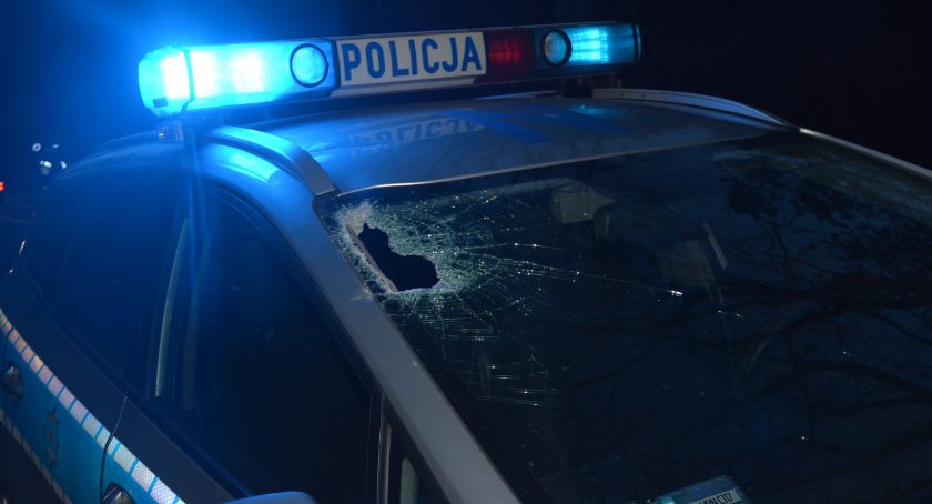 Pałubice. Jeleń wbiegł pod radiowóz. Policjant ranny, zwierzę nie przeżyło