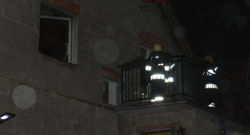 Sierakowice. Pożar budynku mieszkalnego