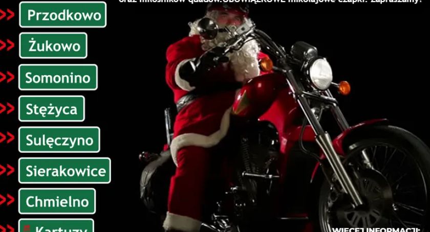 Mikołaje na Motocyklach w niedzielę odwiedzą wszystkie gminy pow. kartuskiego