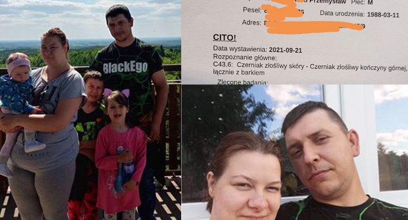 Ojciec trójki dzieci walczy ze złośliwym rakiem - potrzebna pomoc